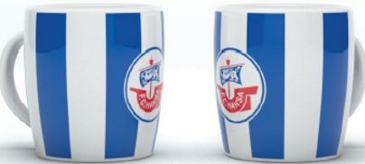Hansa Rostock Tasse Streifen